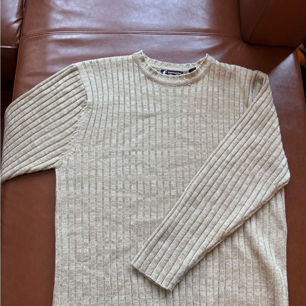 Ferruche Men's Beige Sweater